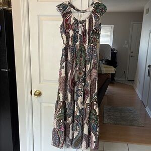 Soma Red Sleeveless Maxi Sundress